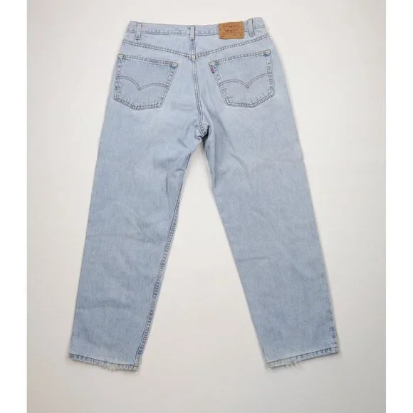 Vintage Y2K 2000 Levis 550 Mens 36x30 Distressed Relaxed Fit Denim Jeans USA